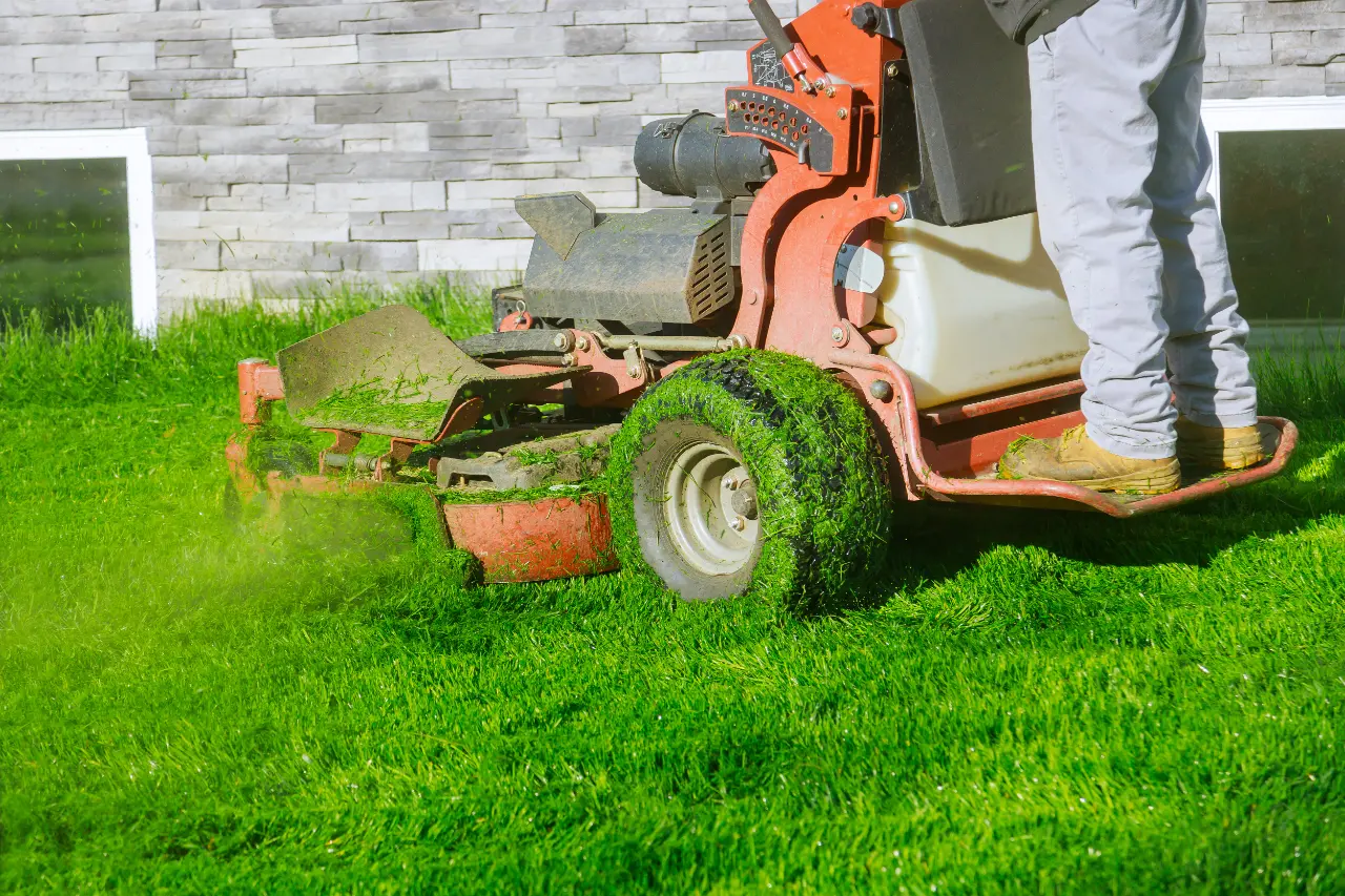 Lawn care, mowing and fertilization project in Connecticut